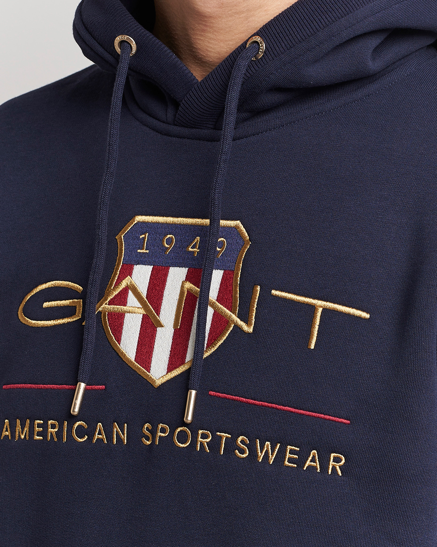 Herren | Pullover | GANT | Archive Shield Hoodie Evening Blue