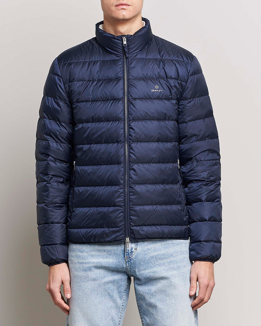 Herren | Jacken | GANT | The Light Down Jacket Evening Blue