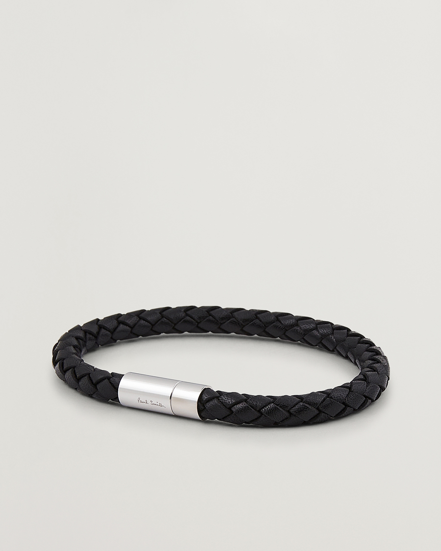 Herren | Paul Smith Leather Bracelet Black | Paul Smith | Leather Bracelet Black