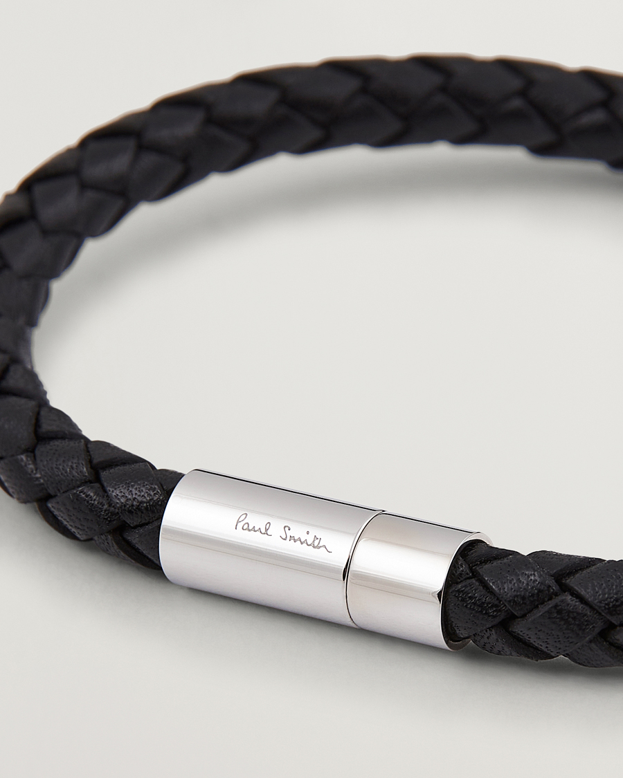Herren | Paul Smith Leather Bracelet Black | Paul Smith | Leather Bracelet Black