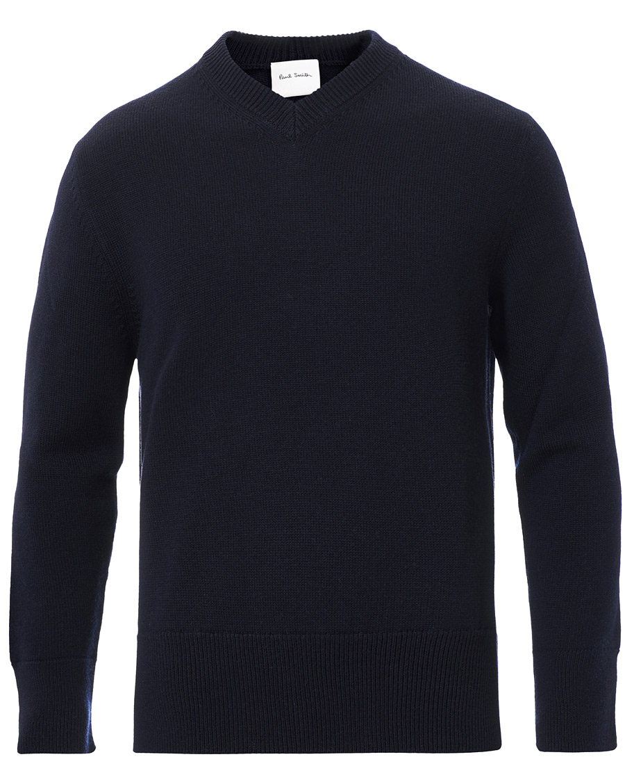Herren | Pullover | Paul Smith | V-Neck School Sweater Navy