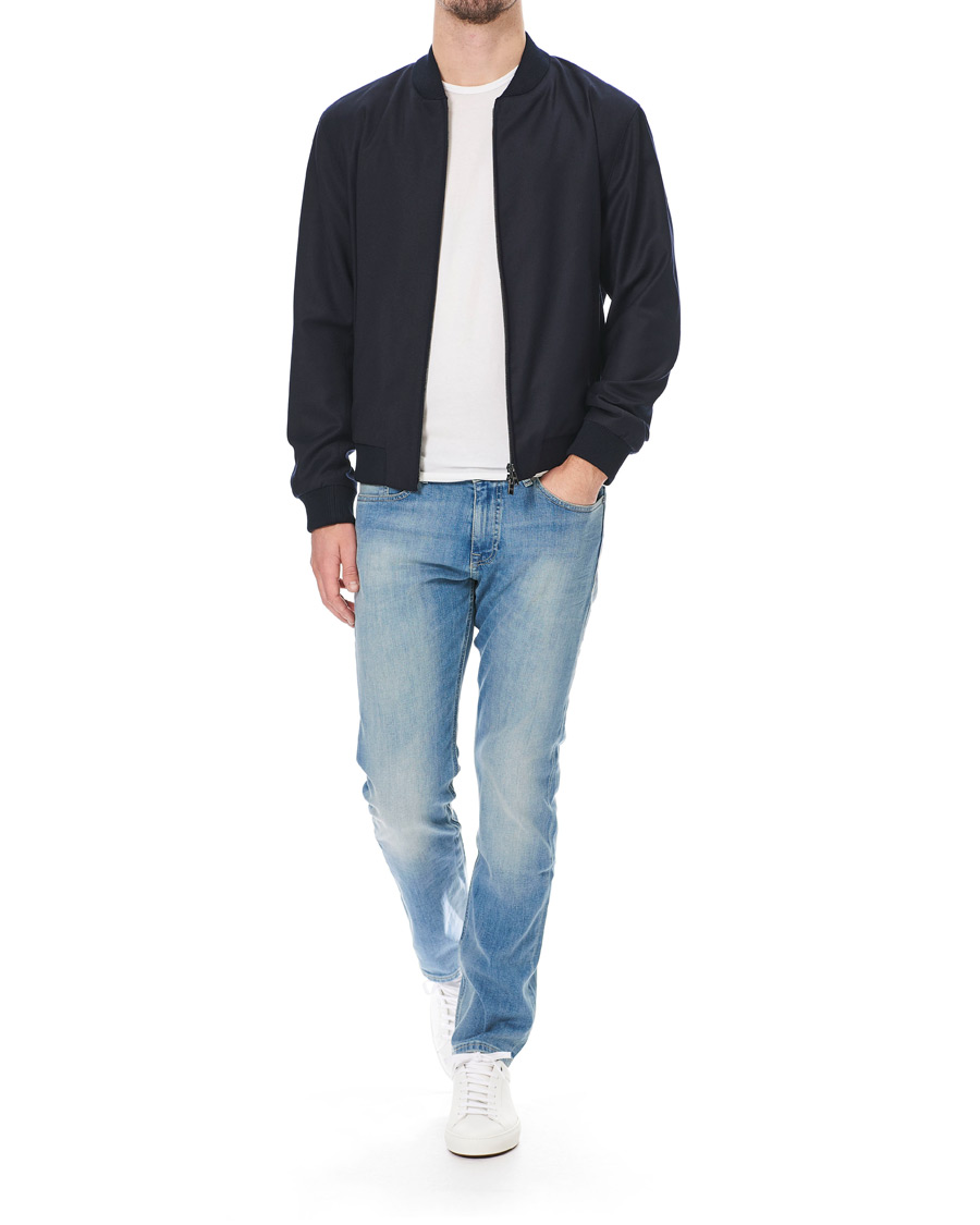 Herren | Jeans | BOSS ORANGE | BOSS Casual Delaware Slim Fit Stretch Jeans Aqua