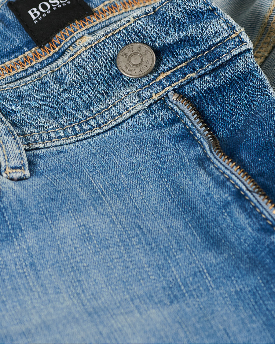 Herren | Jeans | BOSS ORANGE | BOSS Casual Delaware Slim Fit Stretch Jeans Aqua