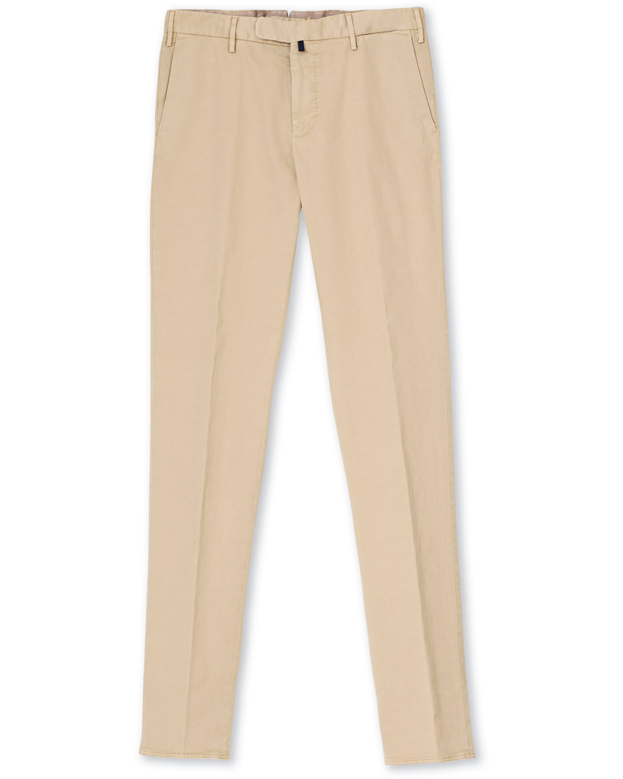 Herren | Hosen | Incotex | Slim Fit Comfort Chino Beige
