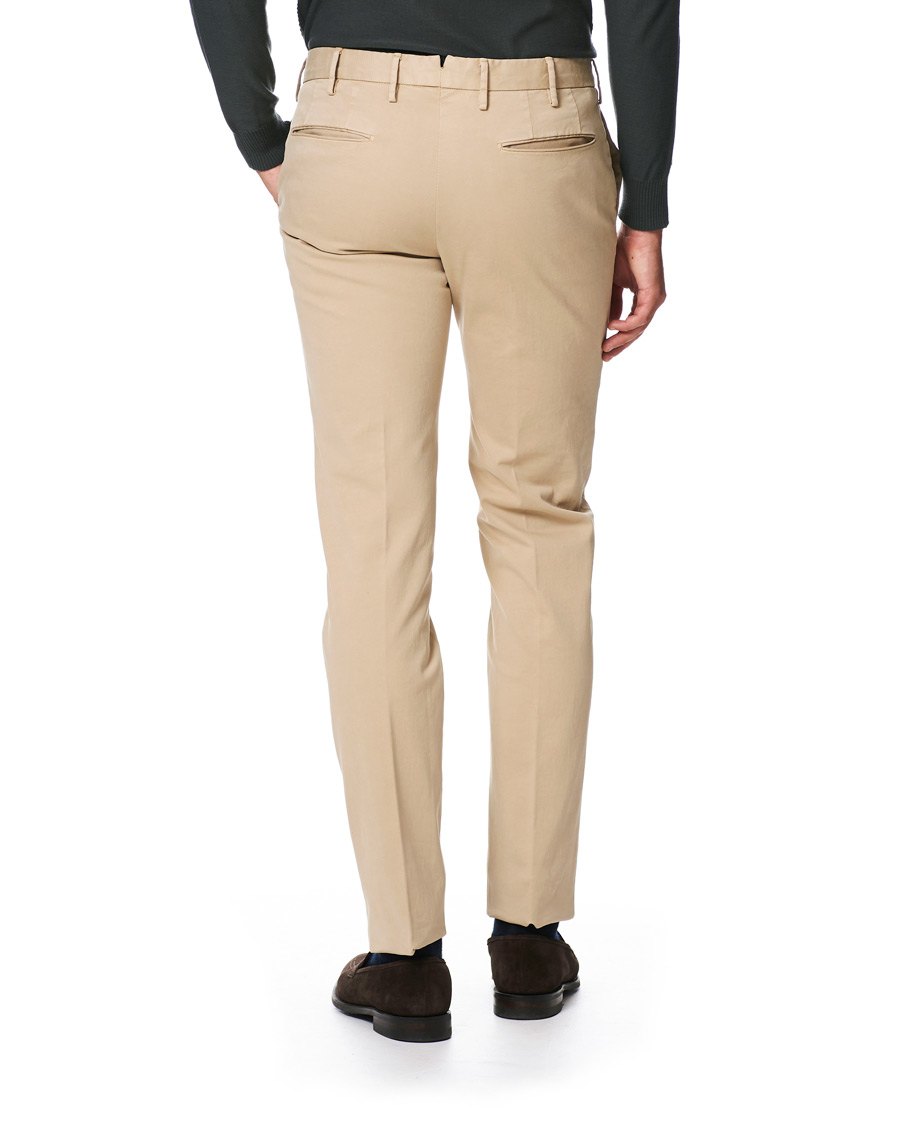 Herren | Hosen | Incotex | Slim Fit Comfort Chino Beige