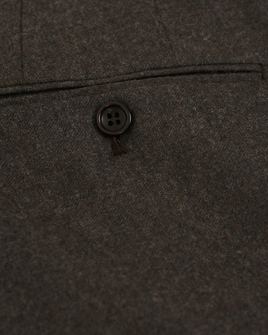 Herren | Hosen | Morris | Rodney Flannel Trousers Brown