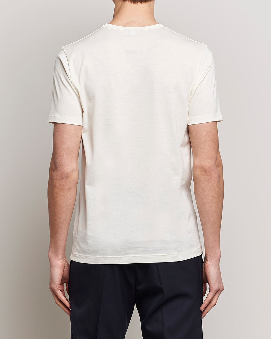 Herren | T-Shirts | Sunspel | Crew Neck Cotton Tee Archive White