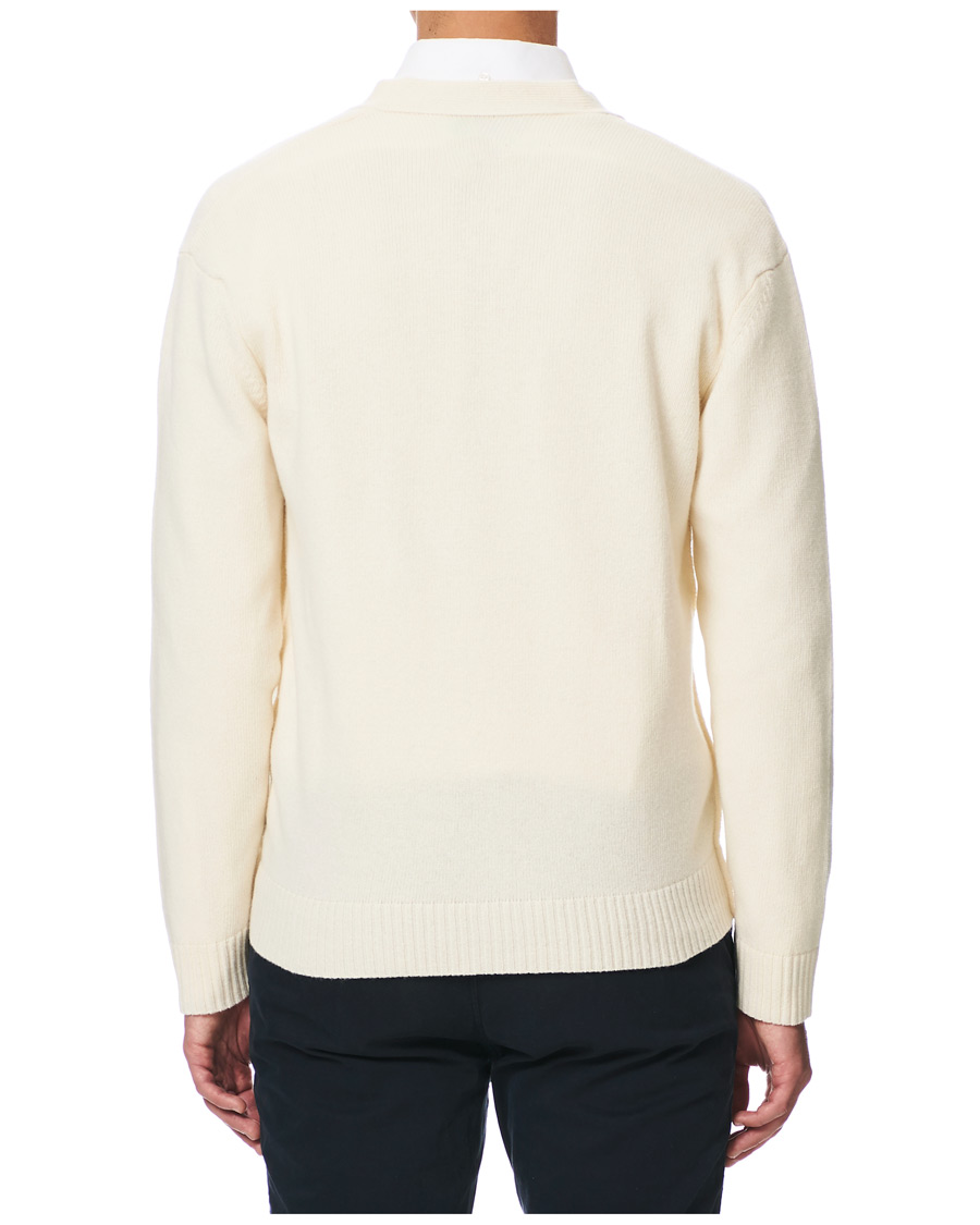 Herren | Pullover | NN07 | Björn Wool Cardigan Cream