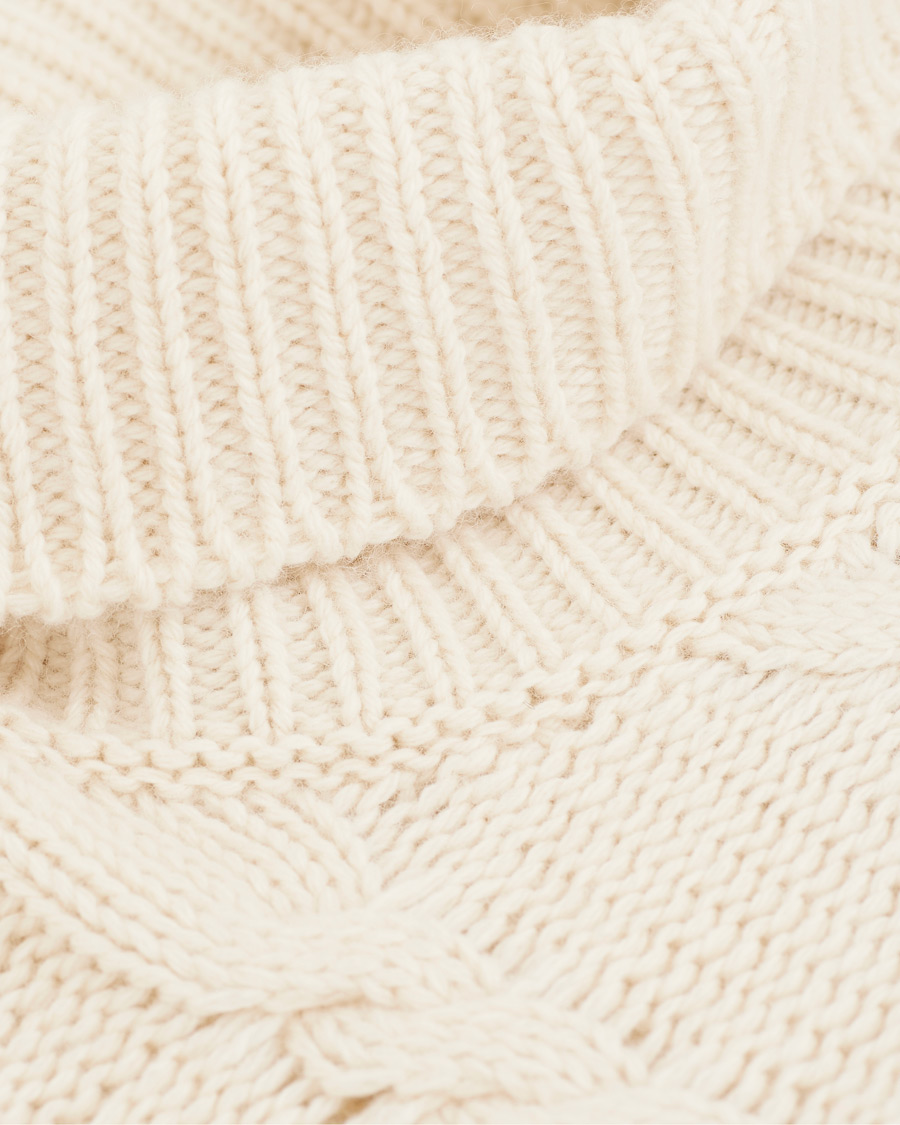 Herren | Pullover | Nudie Jeans | Didrik Braided Rollneck Dusty White