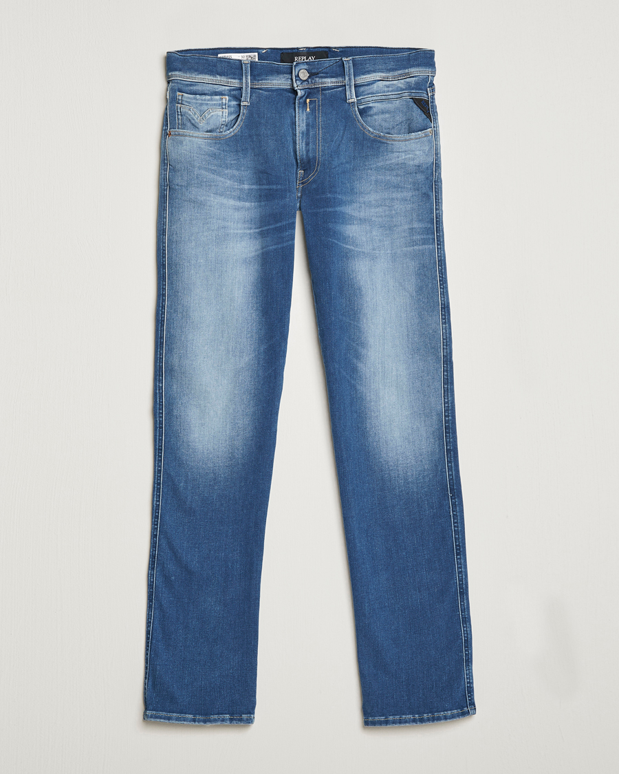 Herren | Jeans | Replay | Anbass Hyperflex Re Used X-Lite Jeans Light Blue