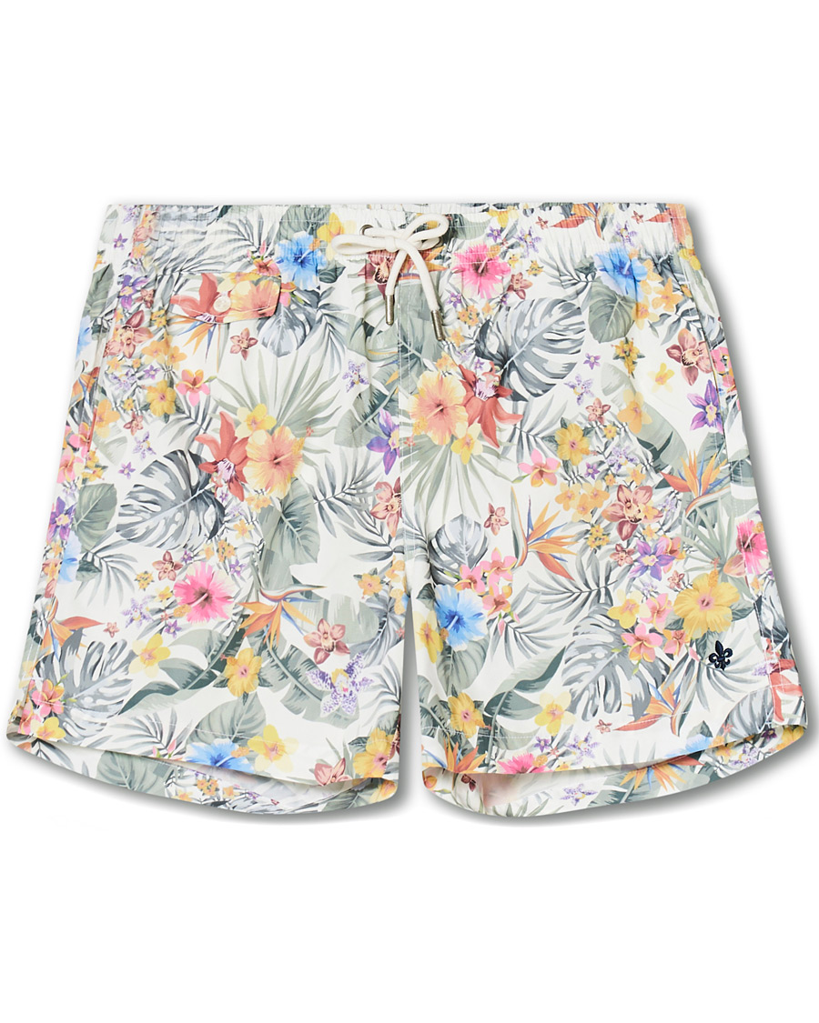 Herren | Badehosen | Morris | Tropical Bathing Trunks Off White