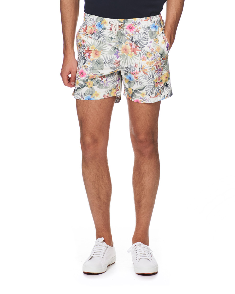 Herren | Badehosen | Morris | Tropical Bathing Trunks Off White
