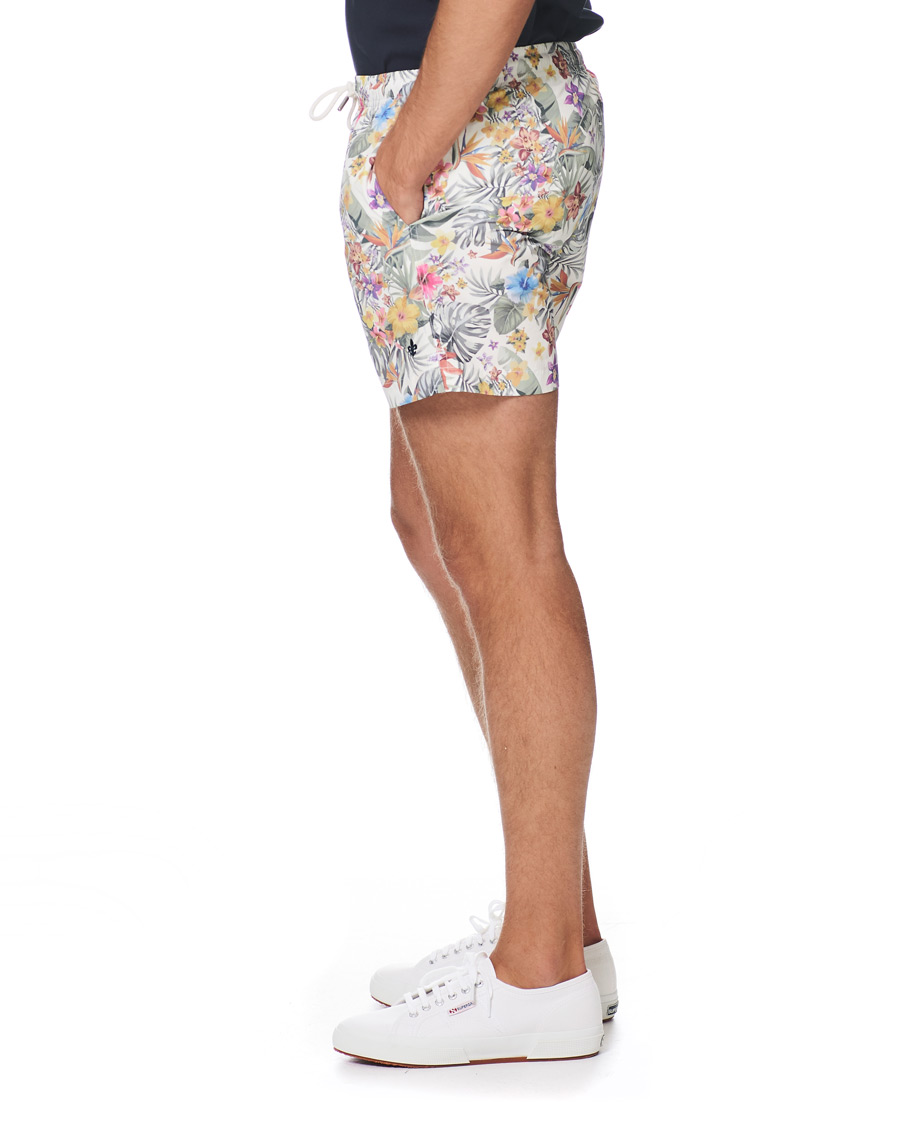 Herren | Badehosen | Morris | Tropical Bathing Trunks Off White