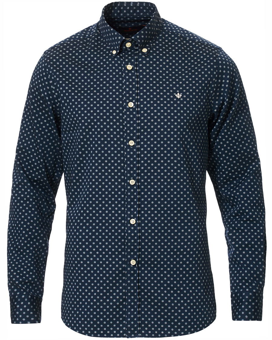 Herren | Hemden | Morris | Maurice Button Down Shirt Blue