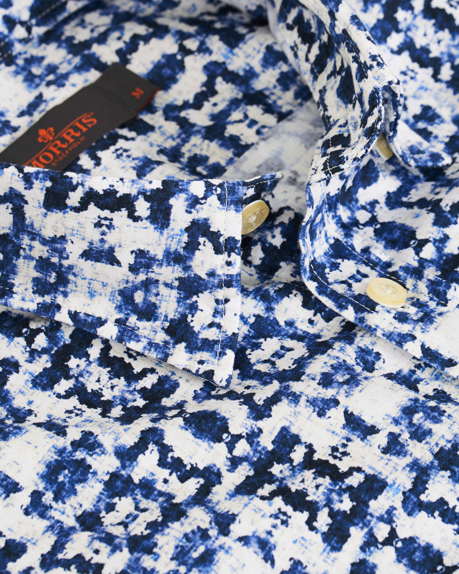 Herren | Hemden | Morris | Pascal Button Under Shirt Blue