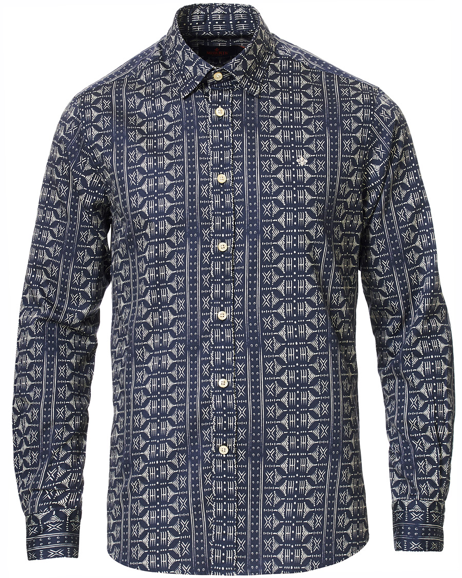 Herren | Hemden | Morris | Pascal Button Under Shirt Blue