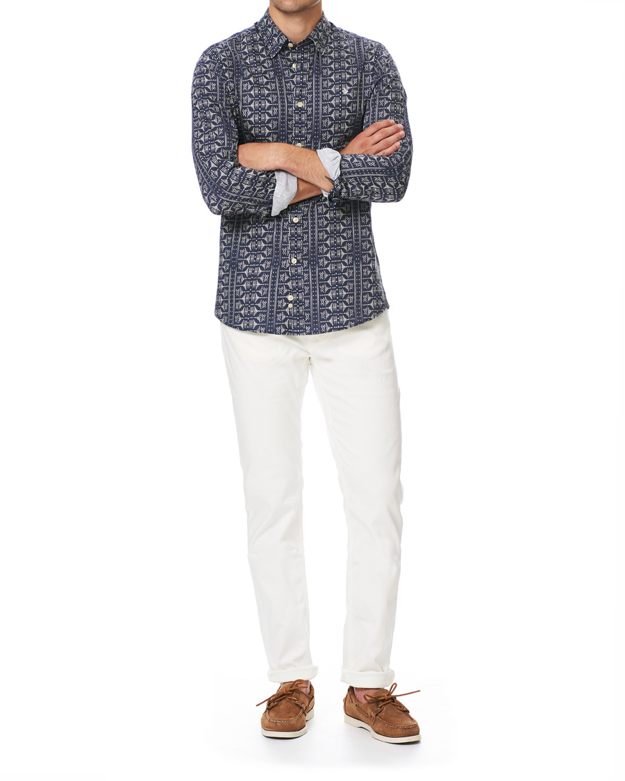 Herren | Hemden | Morris | Pascal Button Under Shirt Blue