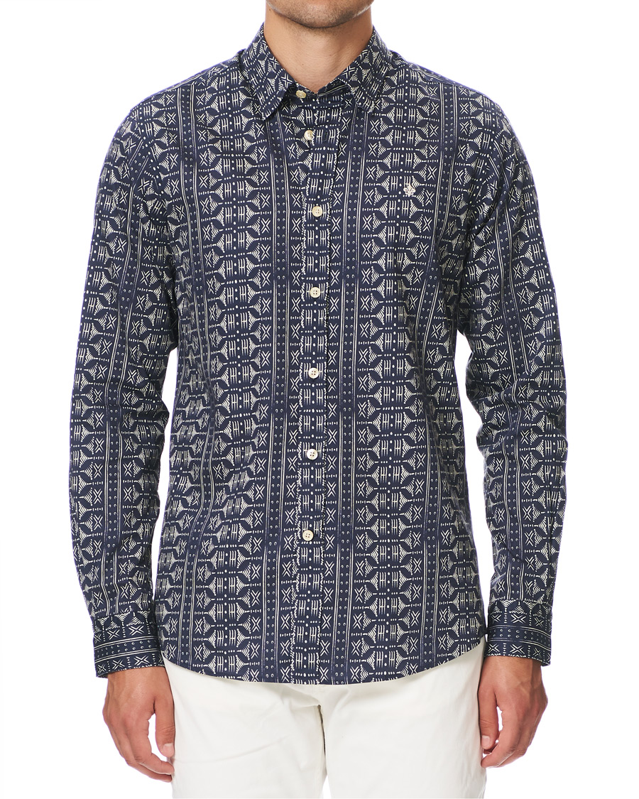 Herren | Hemden | Morris | Pascal Button Under Shirt Blue