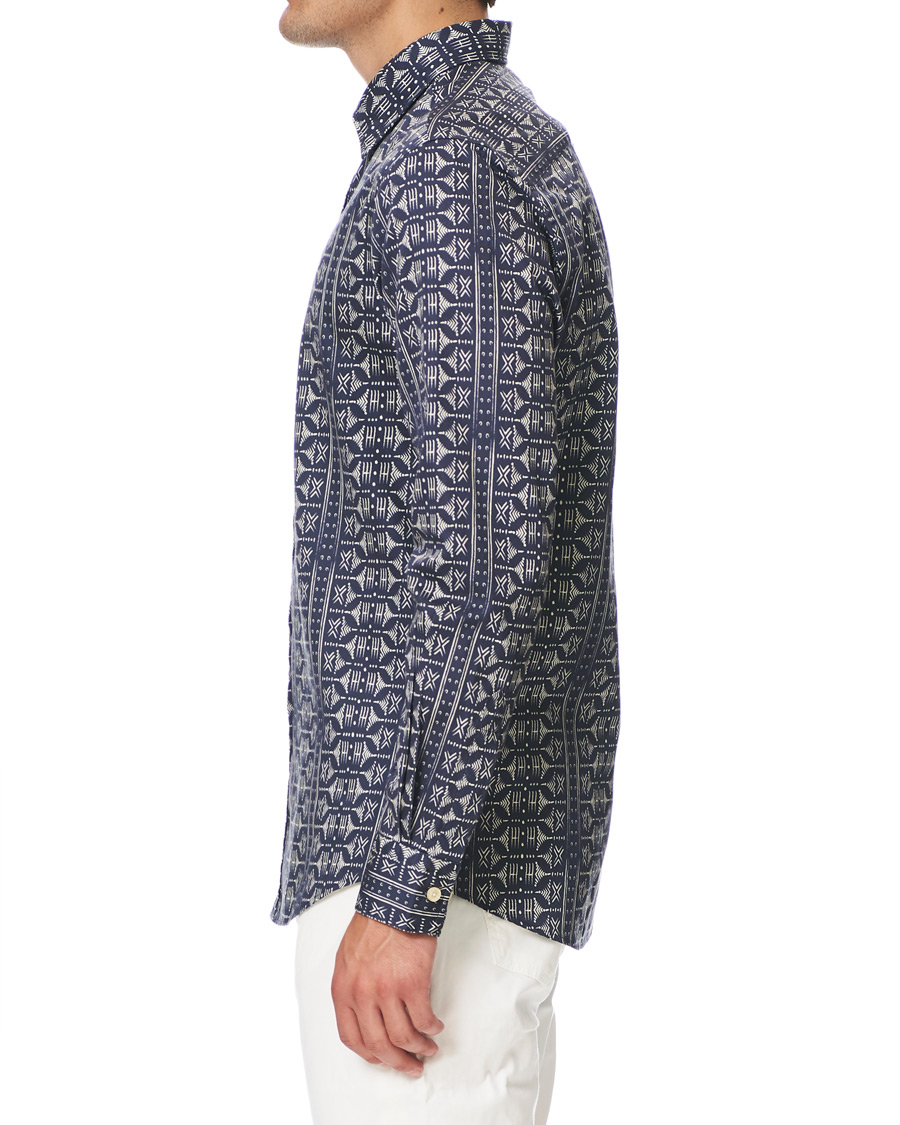 Herren | Hemden | Morris | Pascal Button Under Shirt Blue