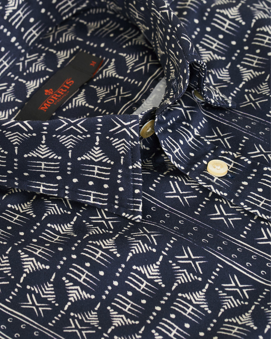 Herren | Hemden | Morris | Pascal Button Under Shirt Blue