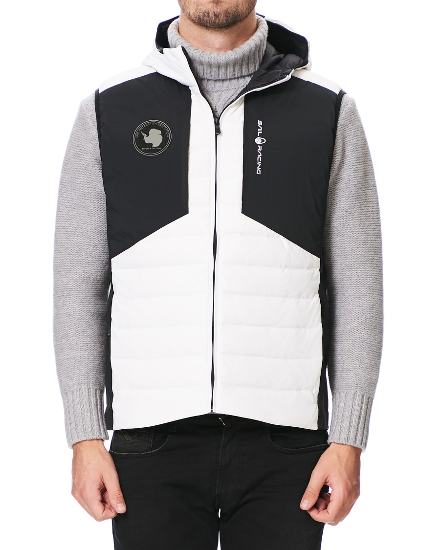 Herren | Jacken | Sail Racing | Antartica Hybrid Hooded Vest White