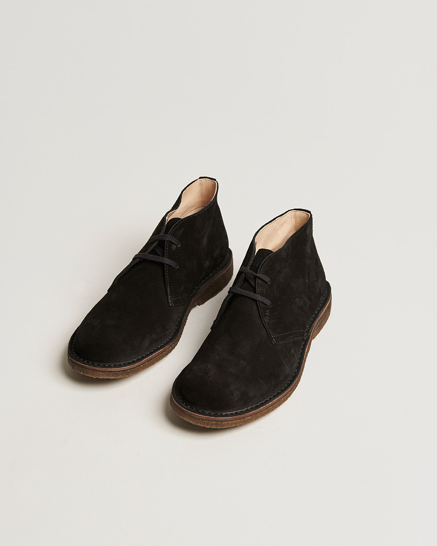 Herren | Schuhe | Astorflex | Greenflex Desert Boot Black Suede