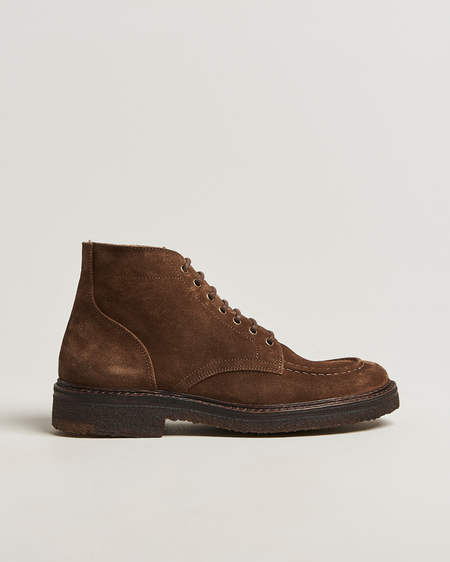 Herren | Boots | Astorflex | Nuvoflex Lace Up Boot Dark Khaki Suede