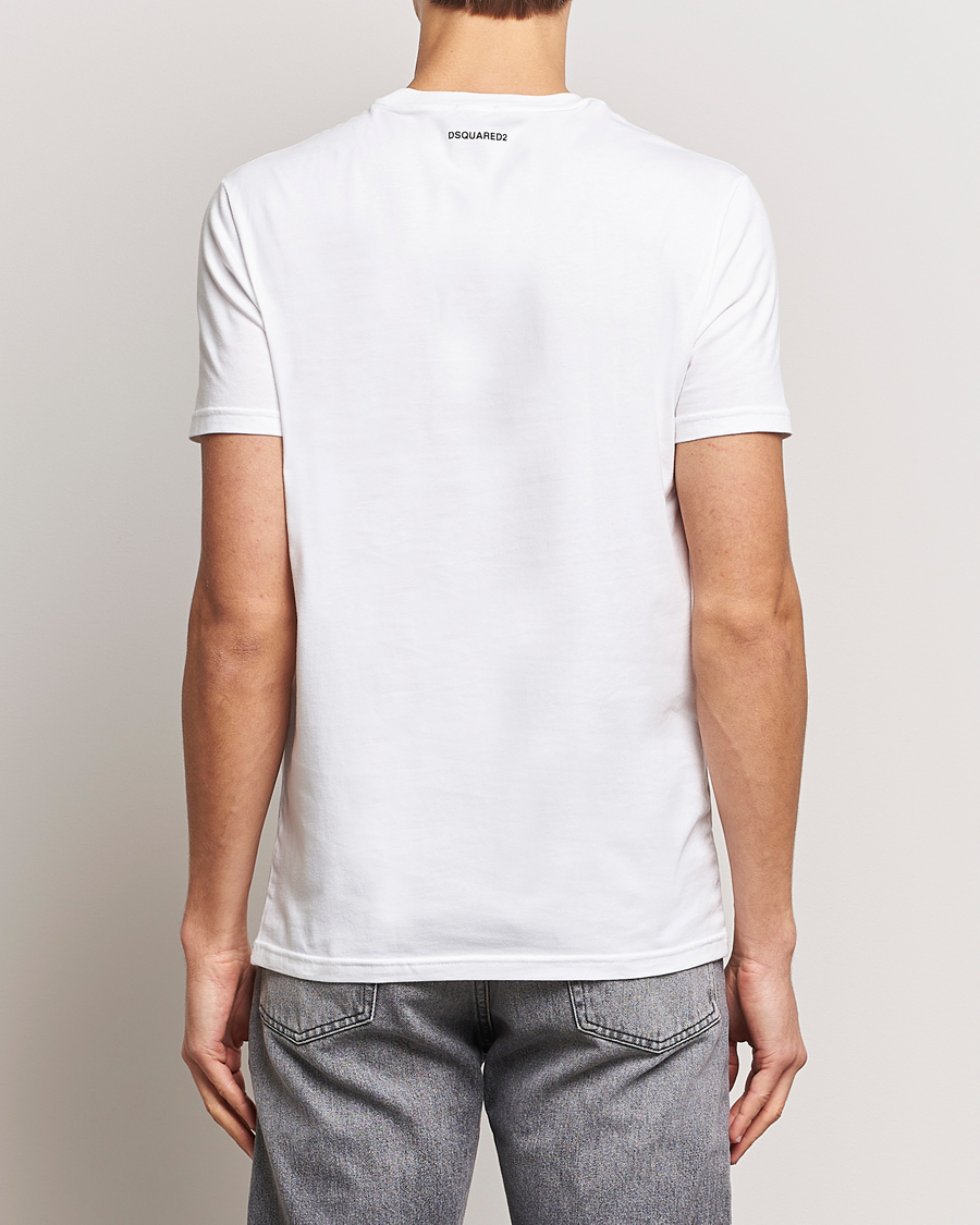 Herren | T-Shirts | Dsquared2 | 2-Pack Cotton Stretch Crew Neck Tee White