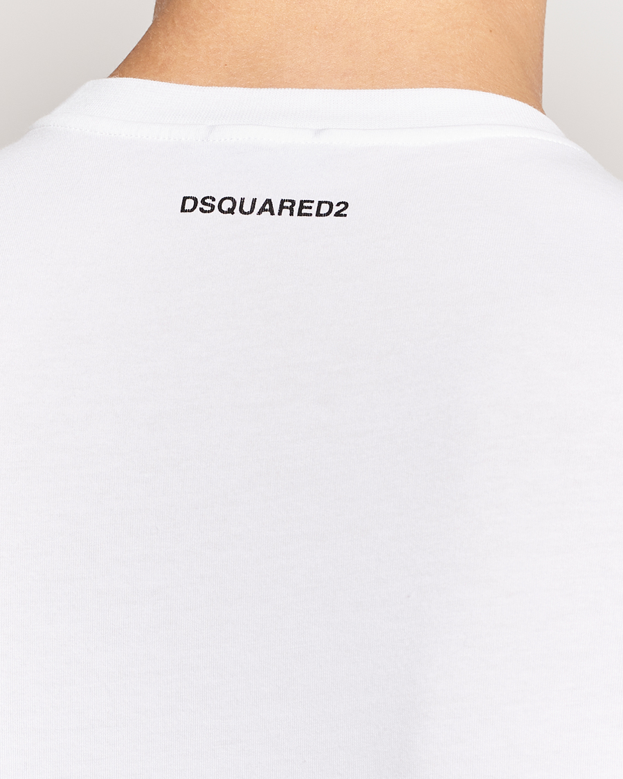 Herren | T-Shirts | Dsquared2 | 2-Pack Cotton Stretch Crew Neck Tee White