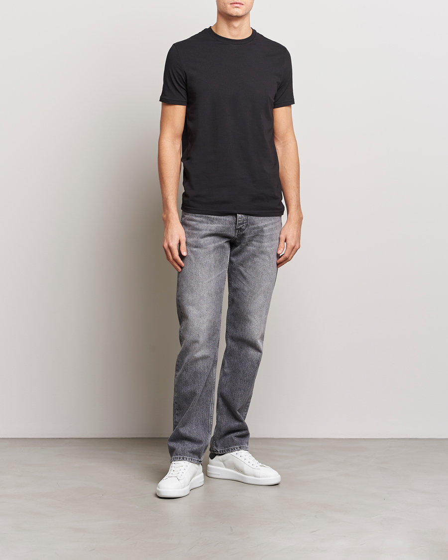 Herren | T-Shirts | Dsquared2 | 2-Pack Cotton Stretch Crew Neck Tee Black