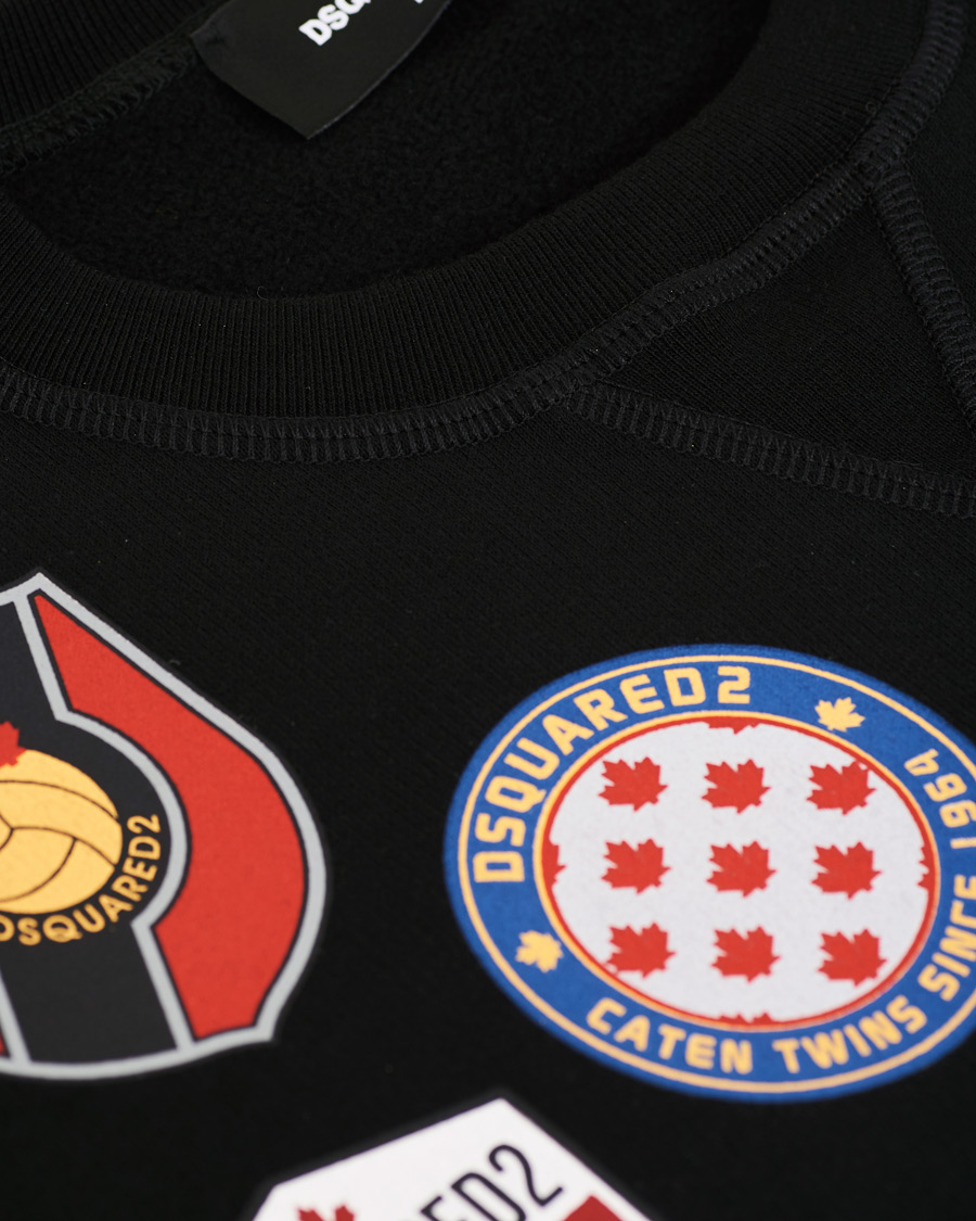 Herren | Pullover | Dsquared2 | Cool Fit Patch Work Sweatshirt Black