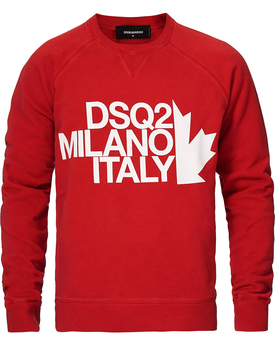 Herren | Pullover | Dsquared2 | Classic Raglan Fit Sweatshirt Red