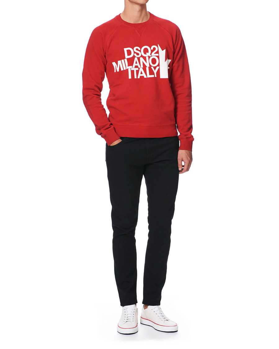 Herren | Pullover | Dsquared2 | Classic Raglan Fit Sweatshirt Red