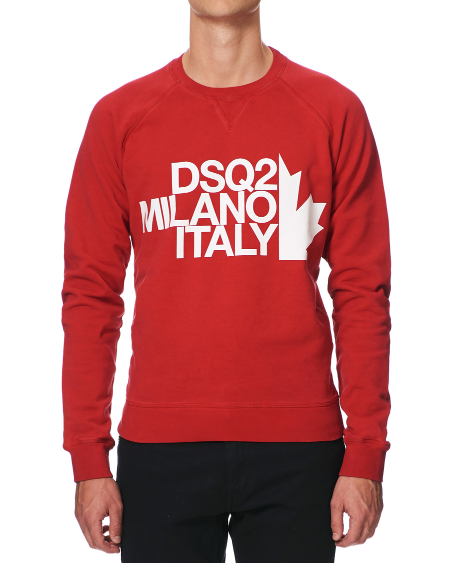 Herren | Pullover | Dsquared2 | Classic Raglan Fit Sweatshirt Red