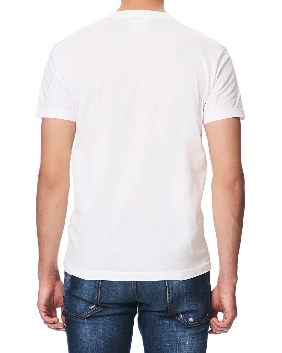 Herren | T-Shirts | Dsquared2 | Cool Fit Box Print Logo Crew Neck Tee White