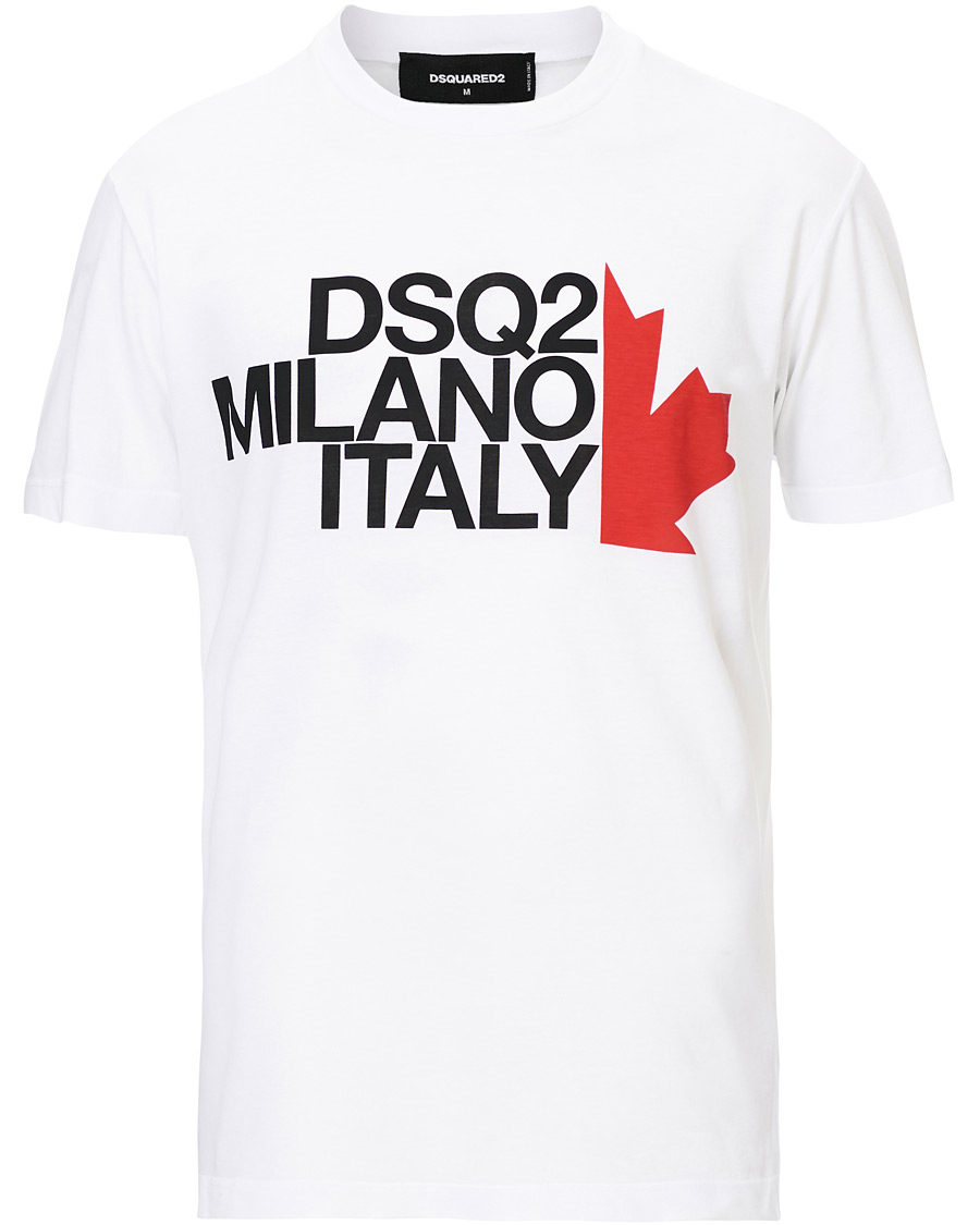 Herren | T-Shirts | Dsquared2 | Cool Fit Logo Crew Neck Tee White