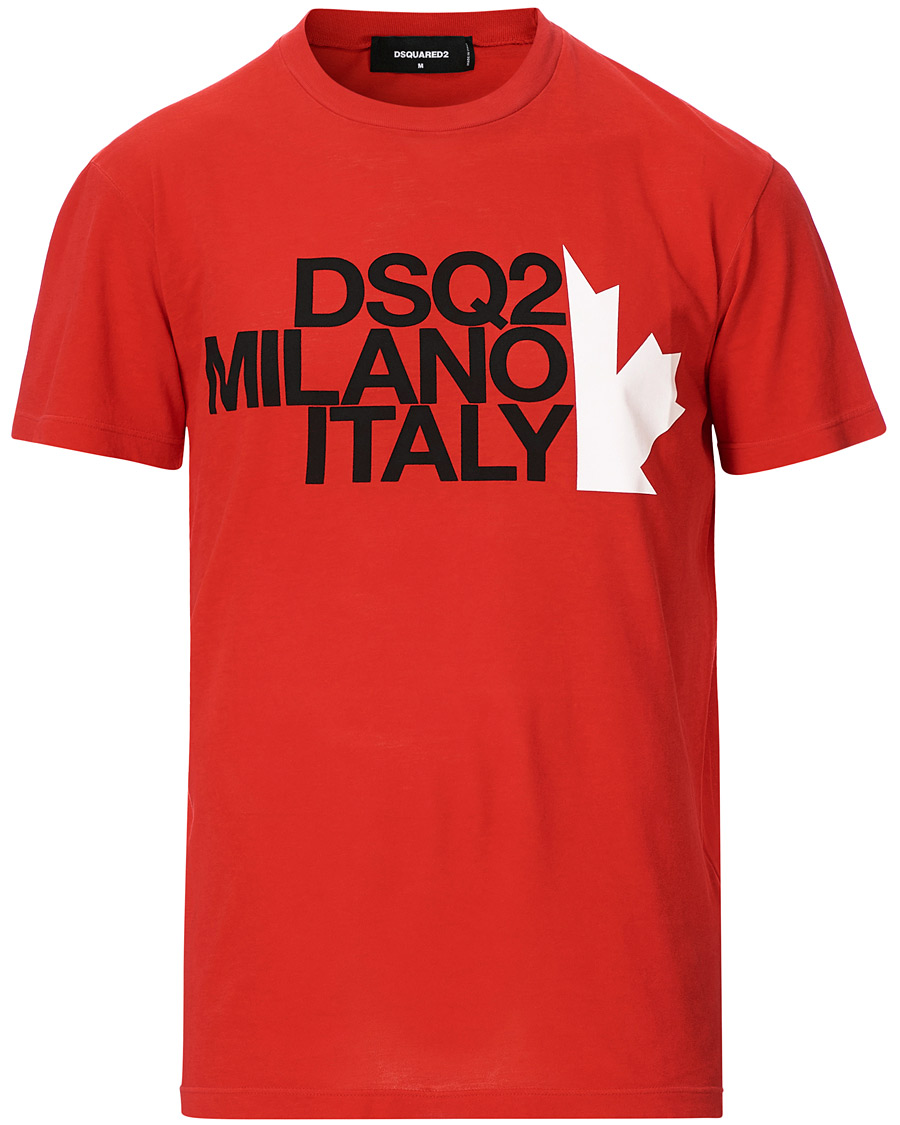 Herren | T-Shirts | Dsquared2 | Cool Fit Logo Crew Neck Tee Red