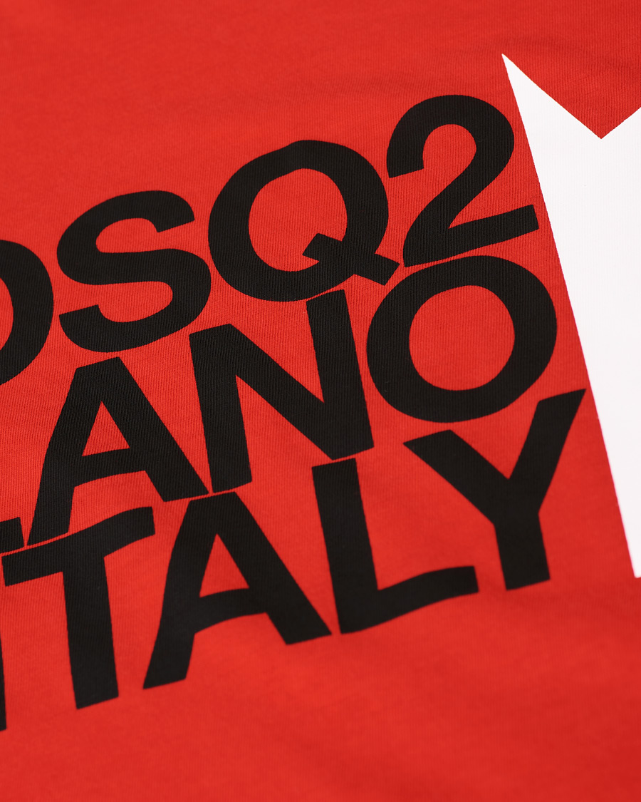 Herren | T-Shirts | Dsquared2 | Cool Fit Logo Crew Neck Tee Red