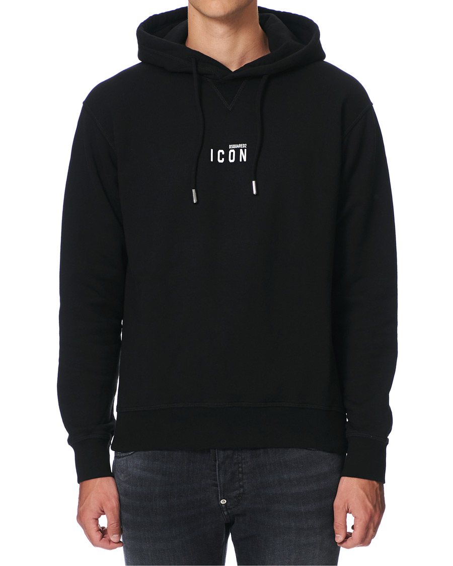 Herren | Pullover | Dsquared2 | Cool Fit Icon Small Logo Hoodie Black