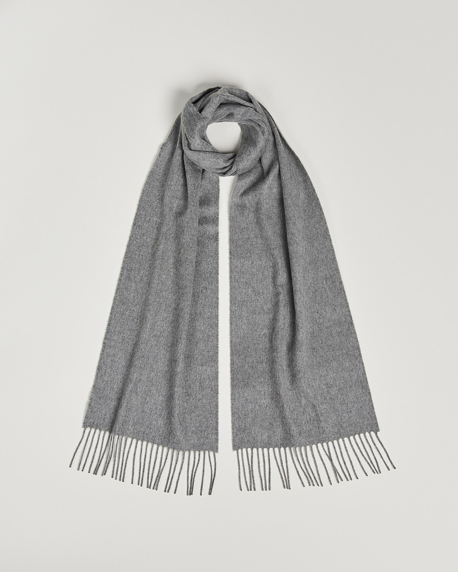 Herren | Johnstons of Elgin Cashmere Scarf Granite | Johnstons of Elgin | Cashmere Scarf Granite
