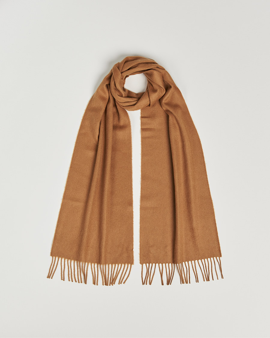 Herren | Johnstons of Elgin Cashmere Scarf Camel | Johnstons of Elgin | Cashmere Scarf Camel