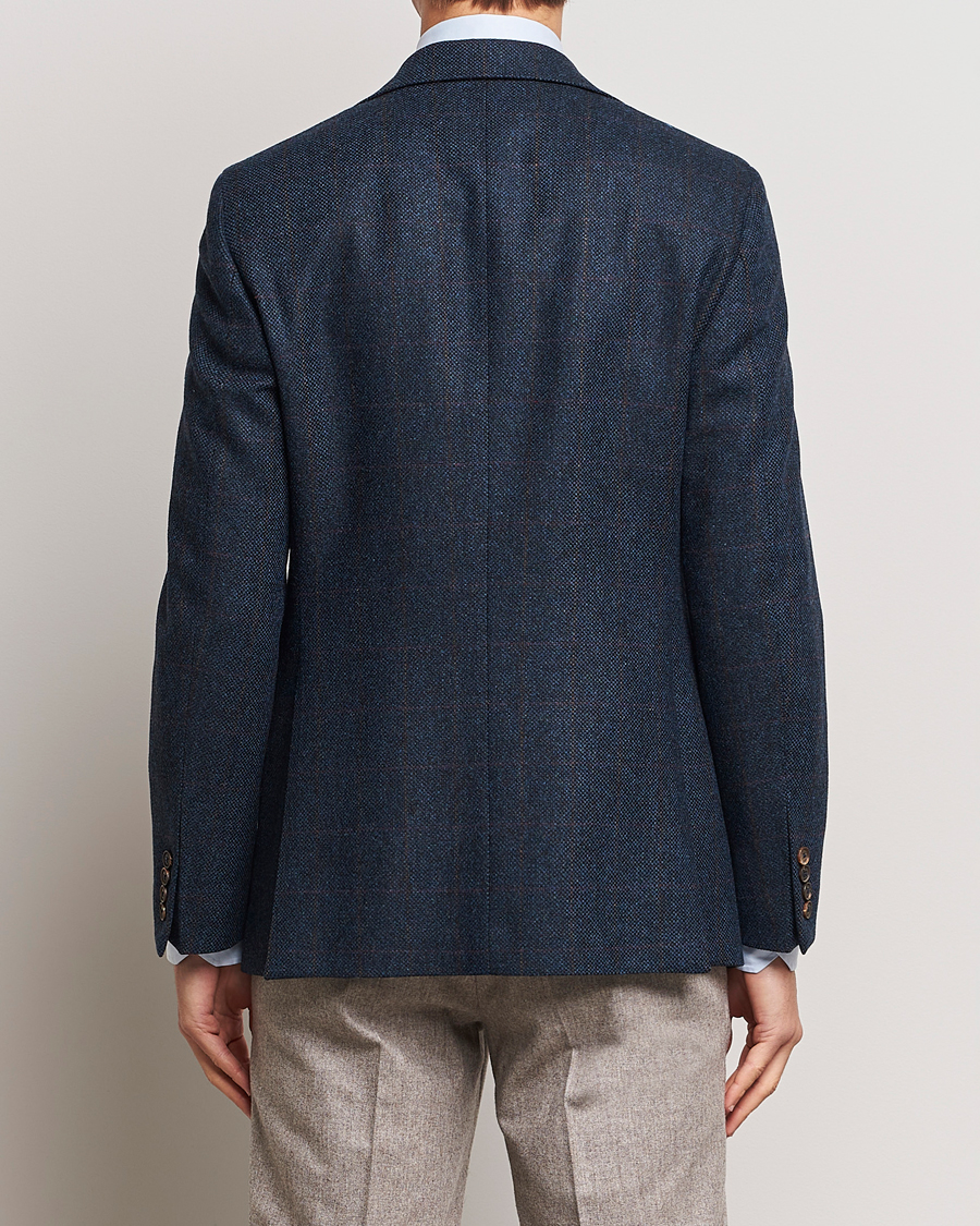 Herren | Sakkos | Walker Slater | Edward Lambswool Windowpane Blazer Navy