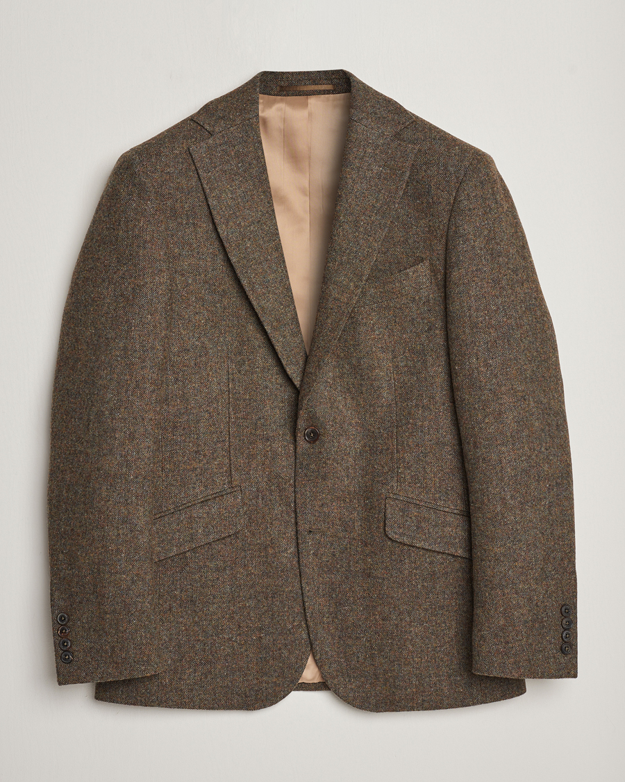 Herren | Sakkos | Walker Slater | Edward Wool Donegal Blazer Moss Green
