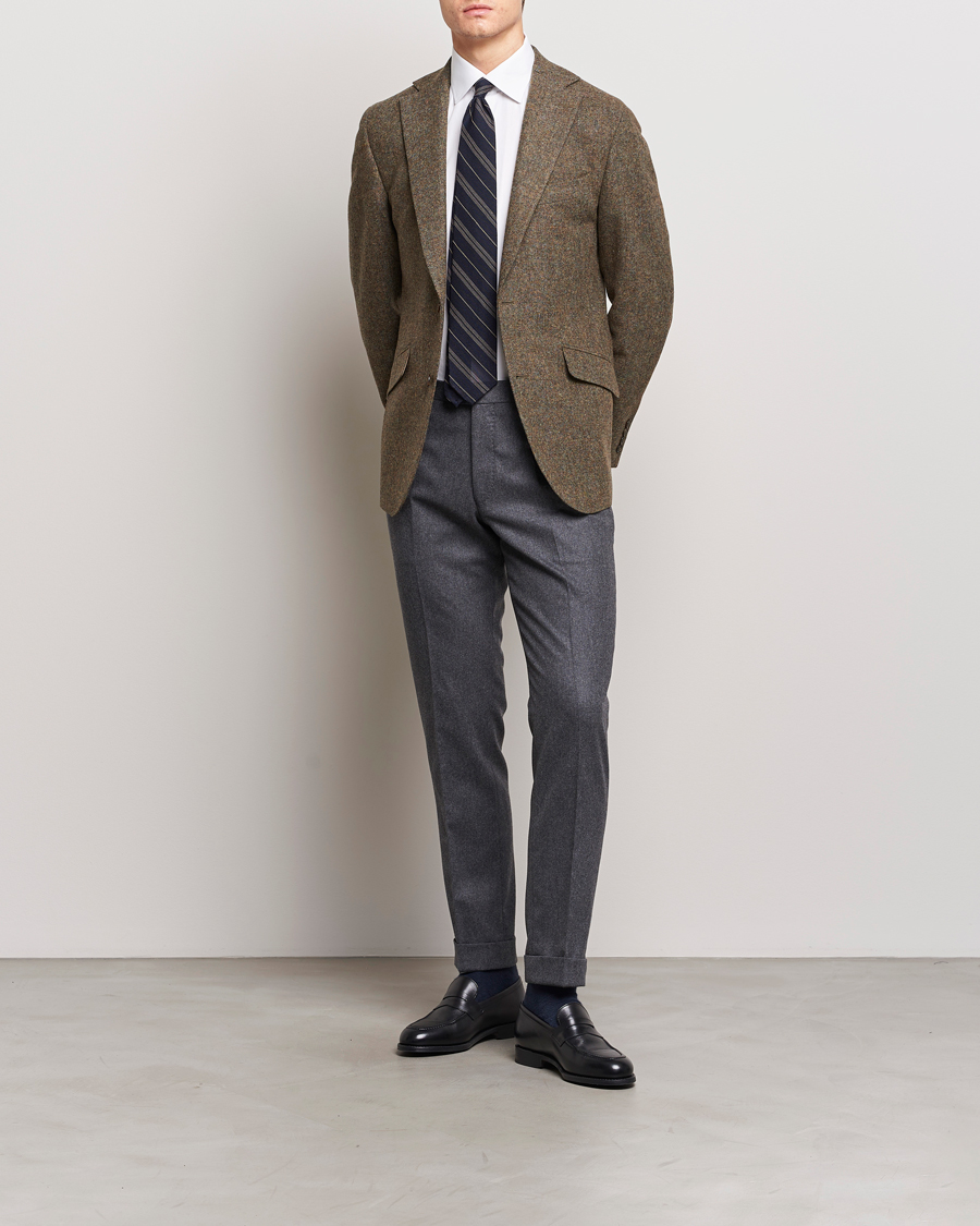 Herren | Sakkos | Walker Slater | Edward Wool Donegal Blazer Moss Green