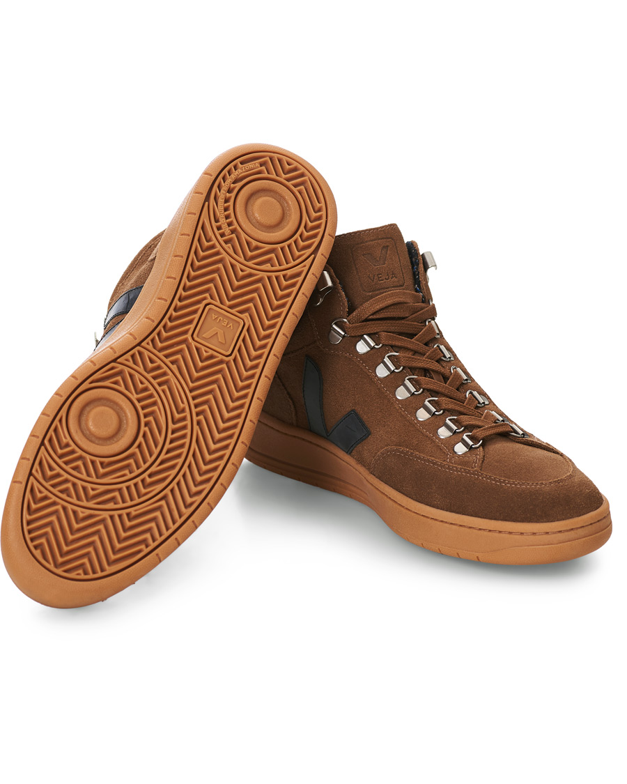 Herren | Veja Roraima High Sneaker Brown Black | Veja | Roraima High Sneaker Brown Black