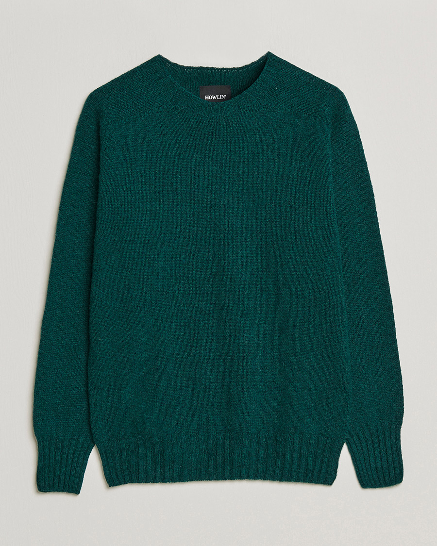 Herren | Pullover | Howlin' | Brushed Wool Sweater Forest