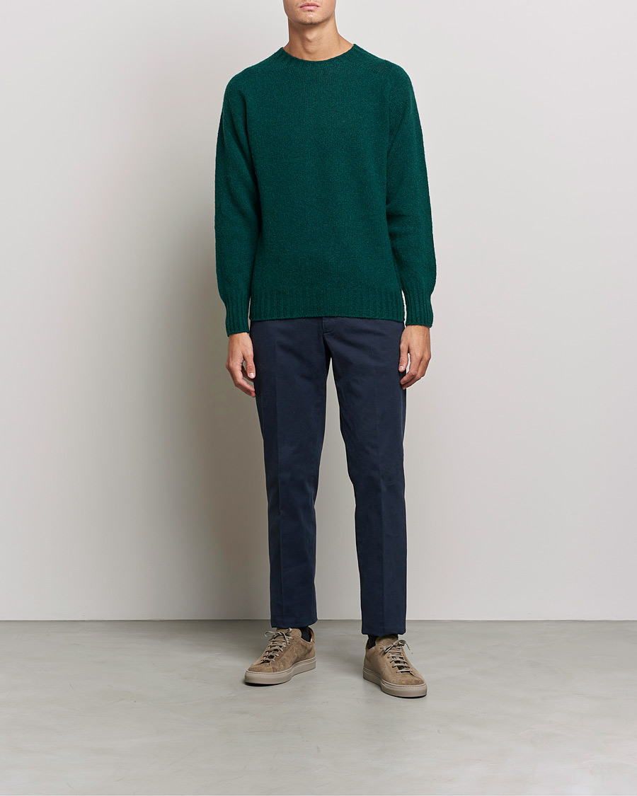 Herren | Pullover | Howlin' | Brushed Wool Sweater Forest