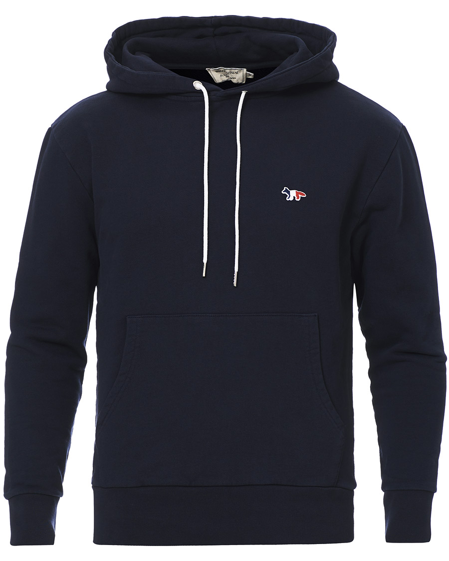 Herren | Pullover | Maison Kitsuné | Tricolor Fox Hoodie Navy