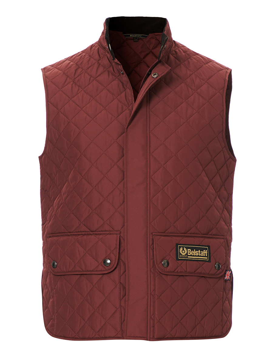 Herren | Jacken | Belstaff | Waistcoat Quilted Burnished Red