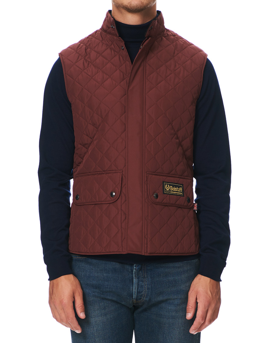 Herren | Jacken | Belstaff | Waistcoat Quilted Burnished Red